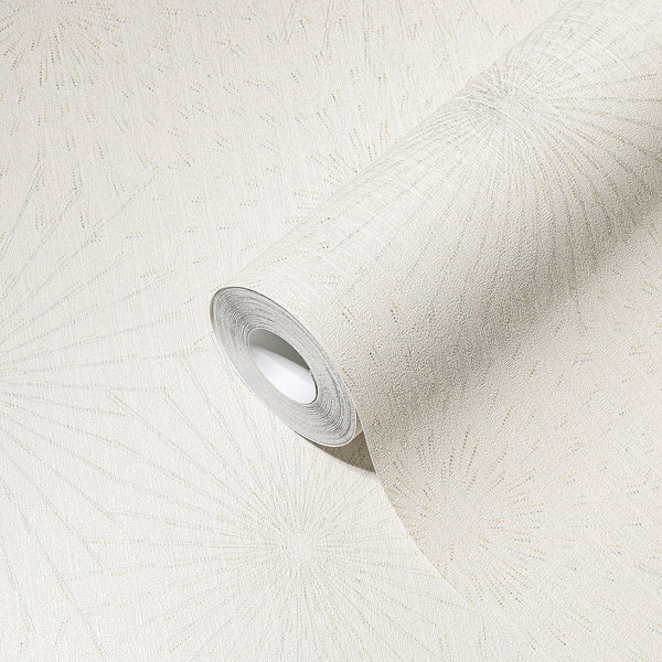Hochwertige Vliestapete Creme Modern