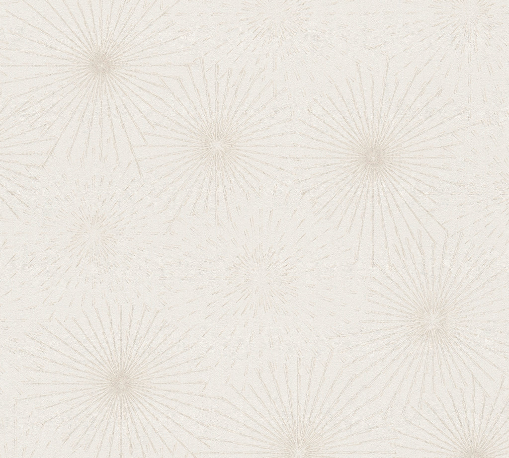 Hochwertige Vliestapete Creme Modern