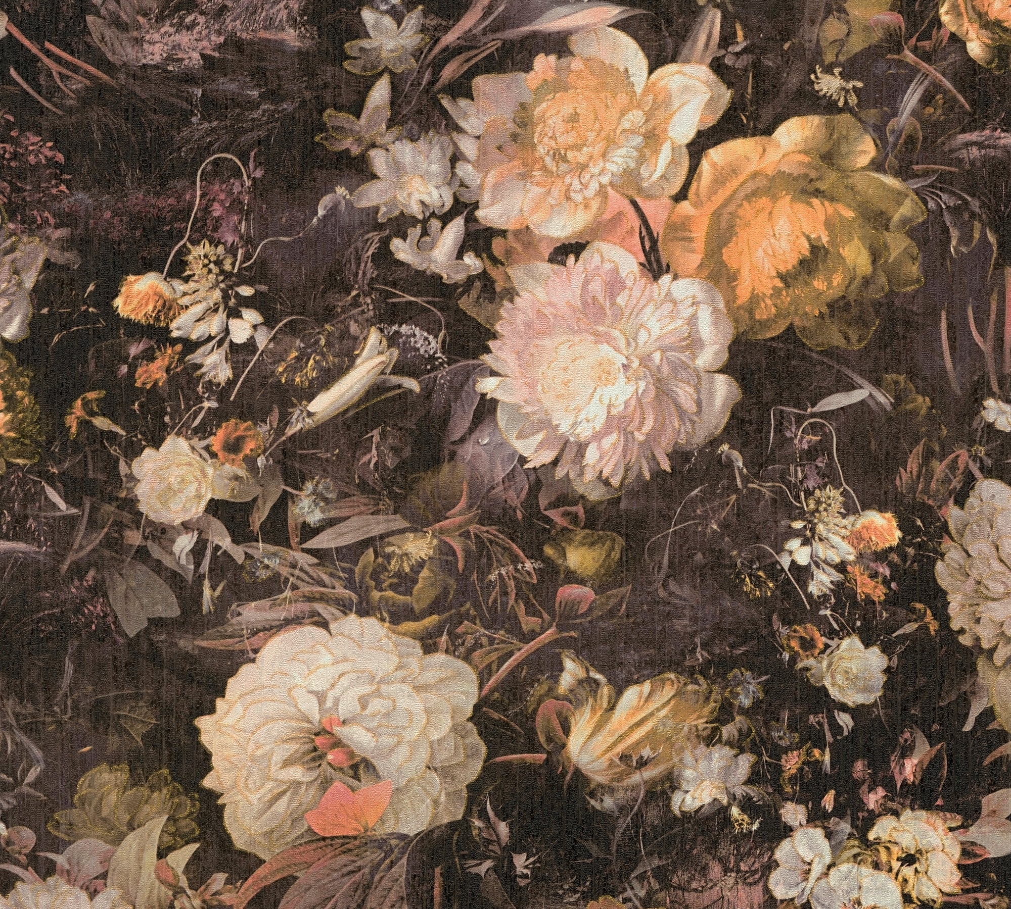 Hochwertige Vliestapete Bunt Floral