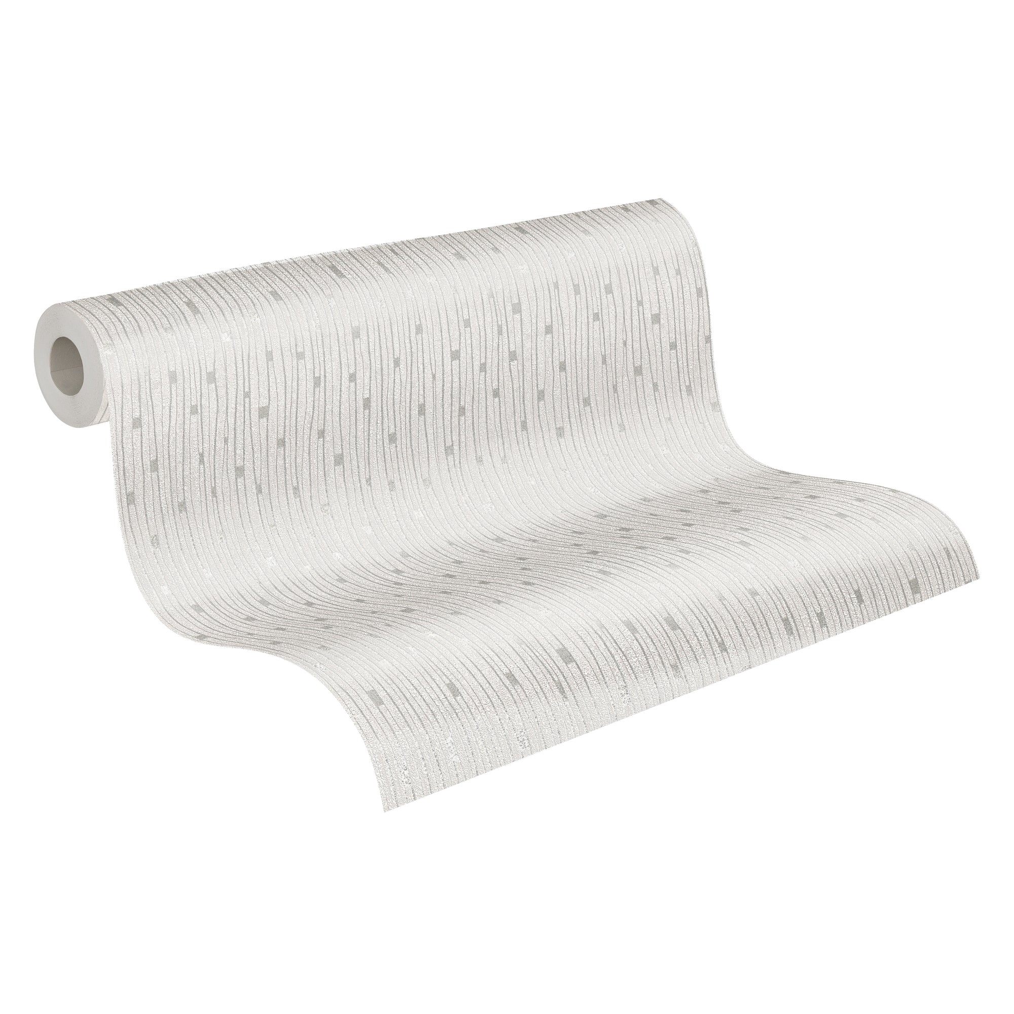 Hochwertige Vliestapete Creme Modern