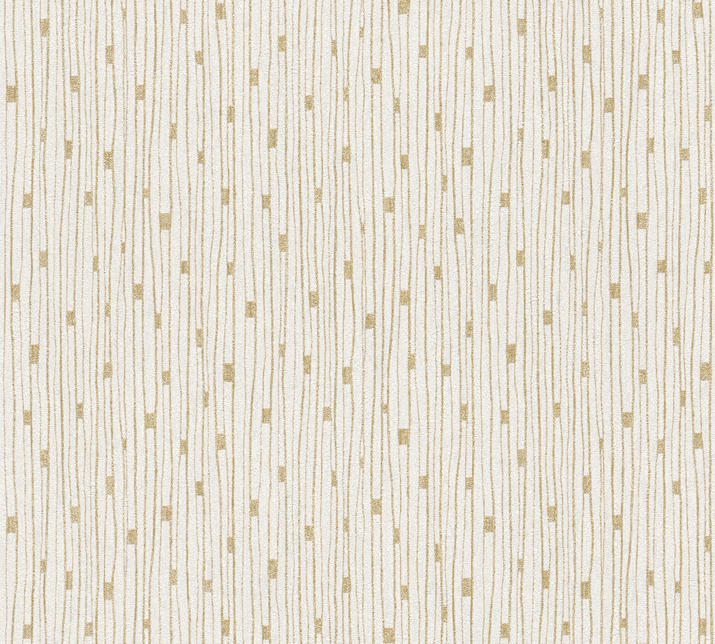 Hochwertige Vliestapete Creme Modern