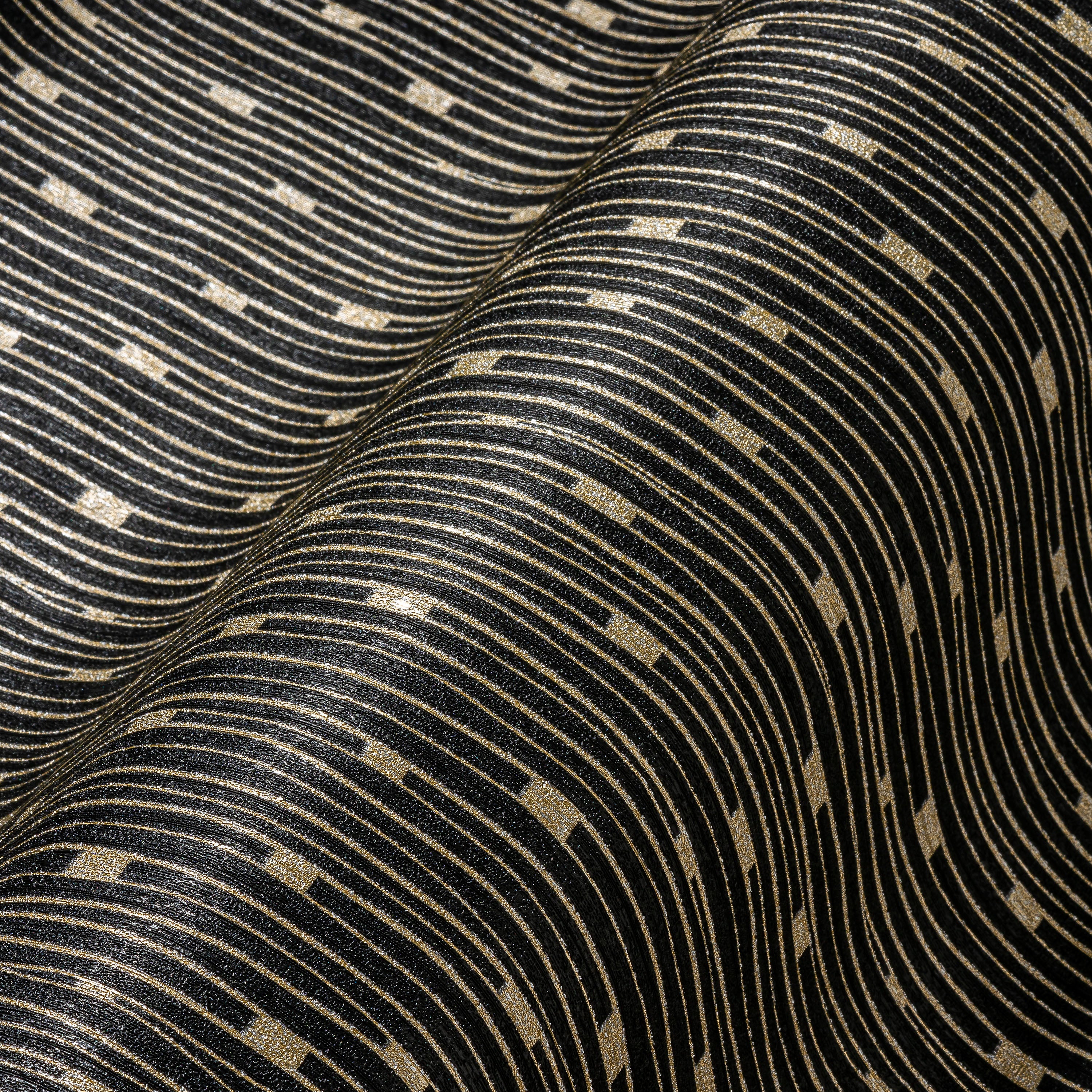 Premium Non-Woven Wallpaper Black Modern