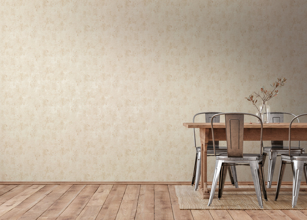 High-Quality Non-Woven Wallpaper Beige Stone Look