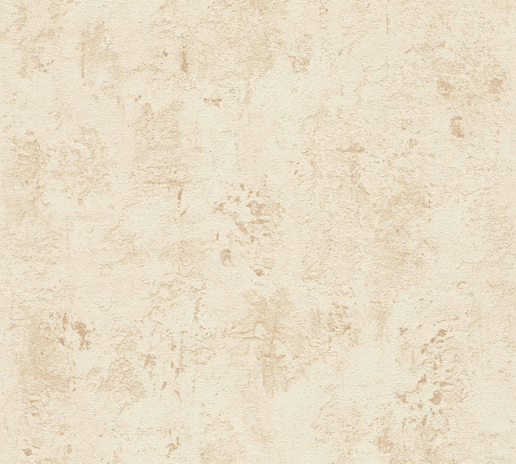 High-Quality Non-Woven Wallpaper Beige Stone Look