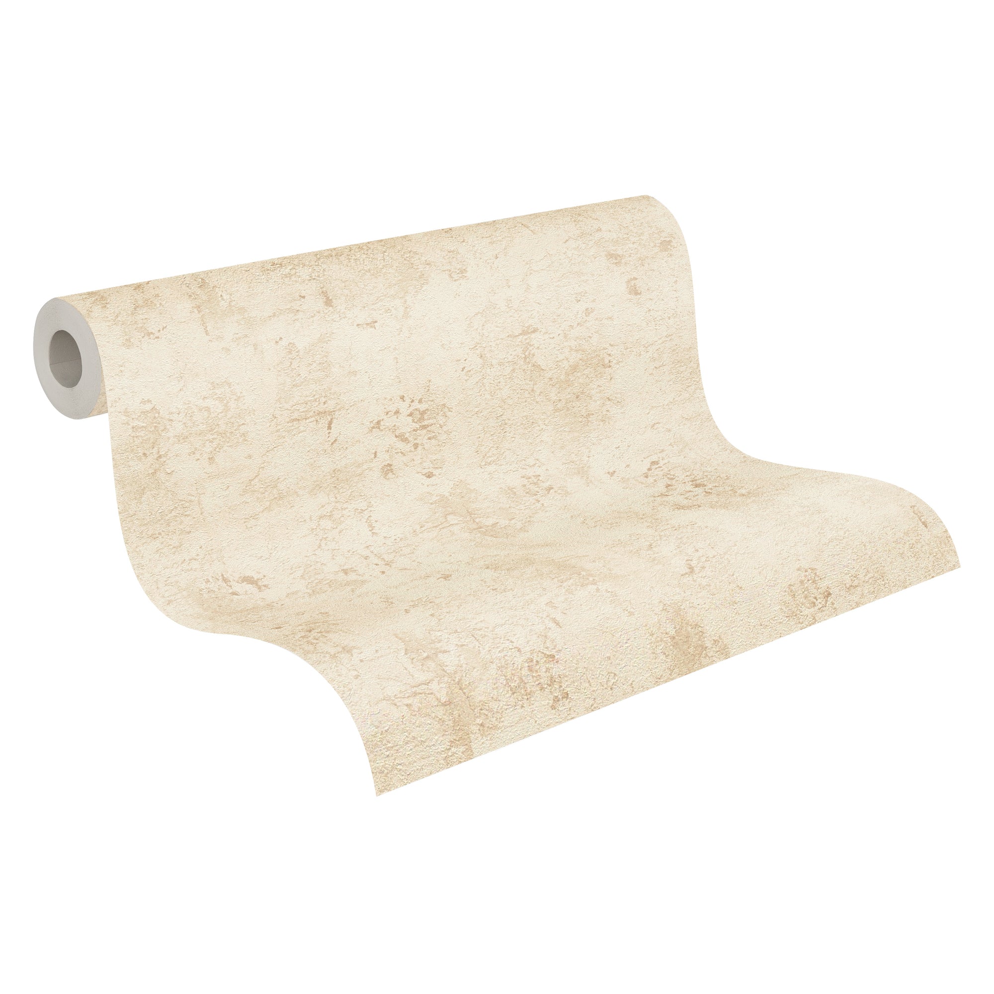 High-Quality Non-Woven Wallpaper Beige Stone Look