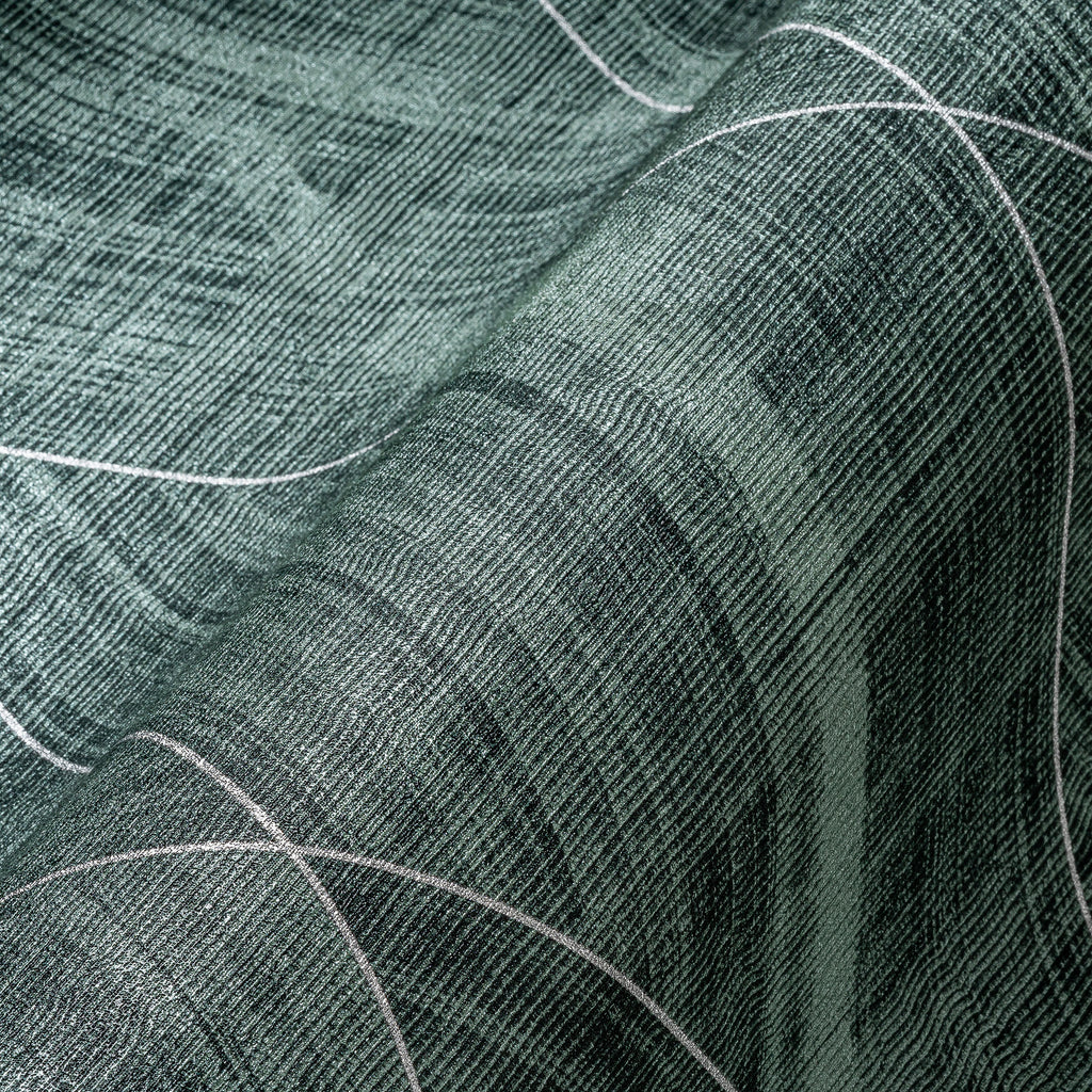 High-Quality Non-Woven Wallpaper Green Graphic