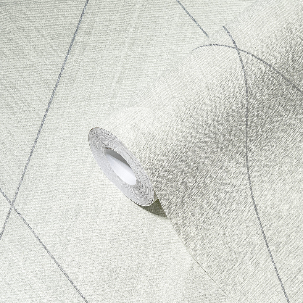 Hochwertige Vliestapete Creme Grafik