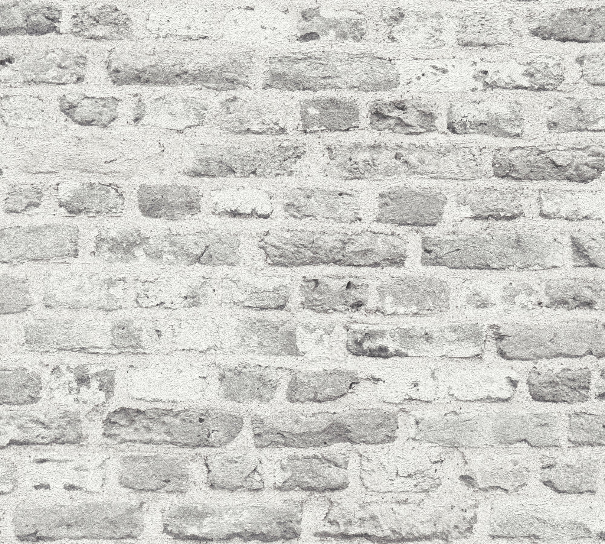 High-Quality Non-Woven Wallpaper Grey Stone Look