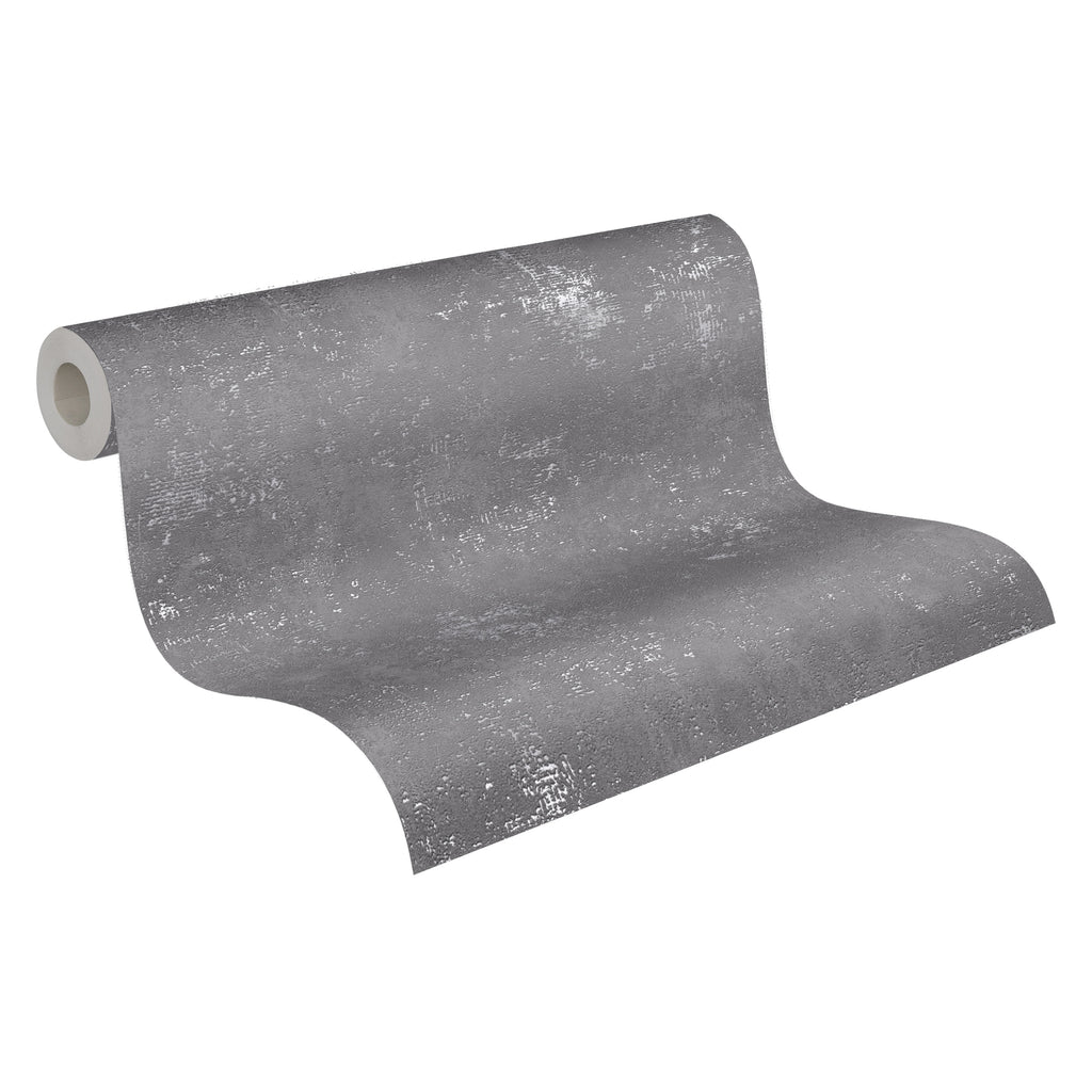 High-Quality Non-Woven Wallpaper Grey Texture