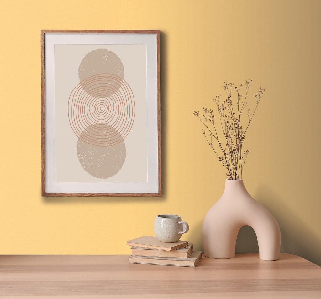 Hochwertige Tapete aus der Kollektion Pintwalls III in Gelb