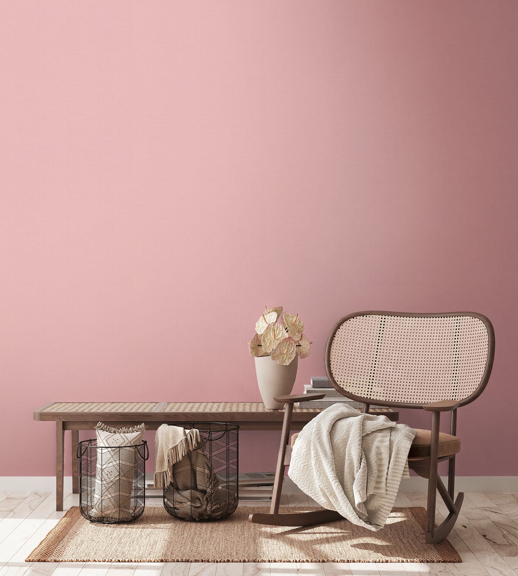 Hochwertige Tapete aus der Kollektion PintWalls II in Rosa