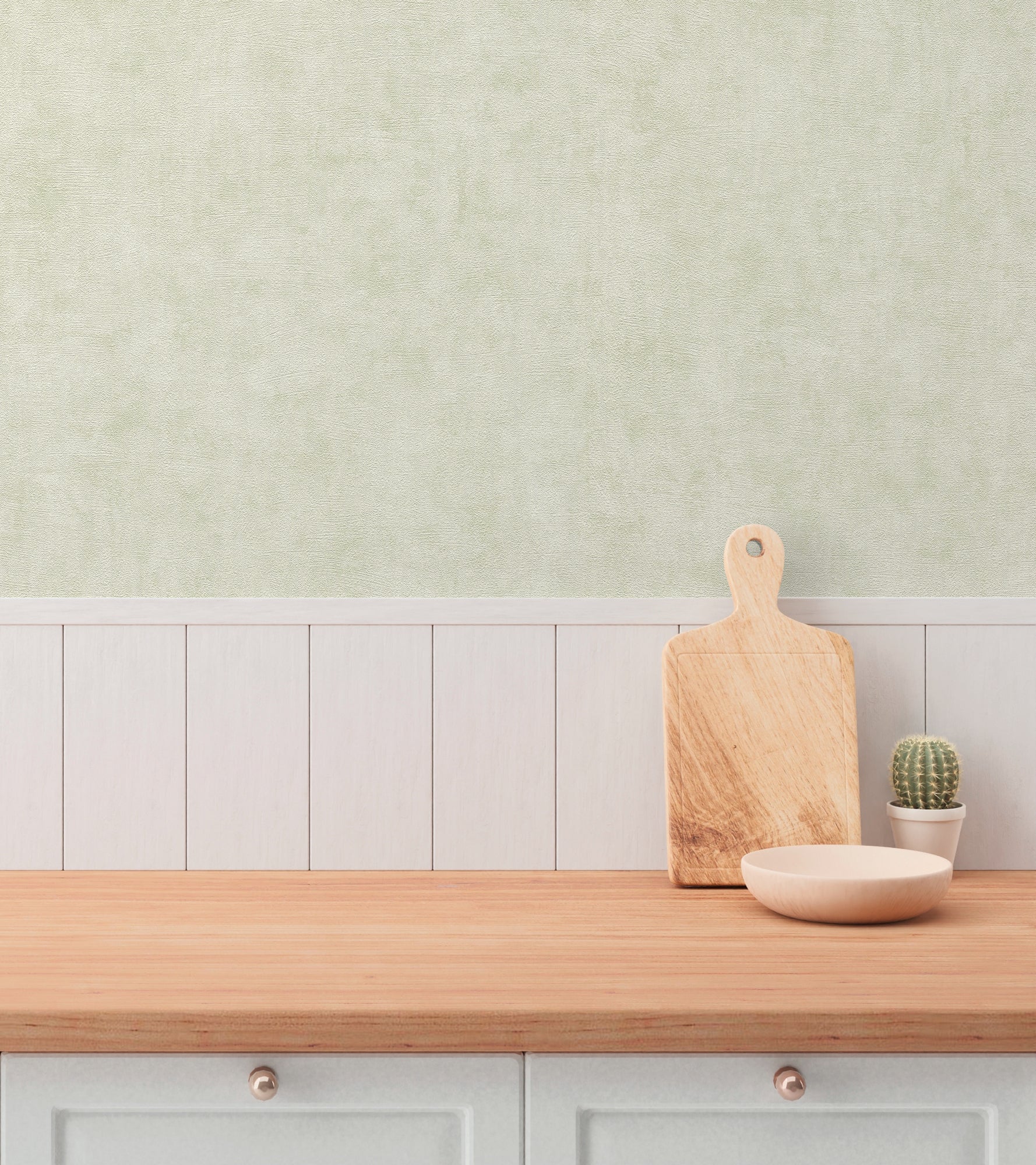 High-quality wallpaper from the Hygge III collection in green 