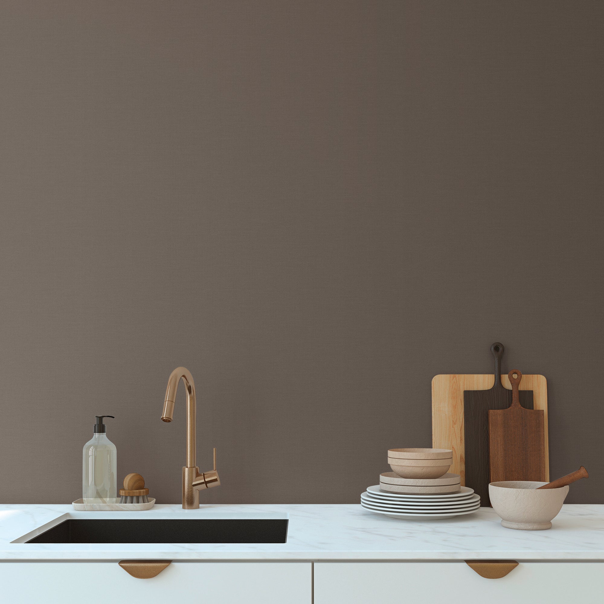 High-quality wallpaper from the Pintwalls III collection in brown 