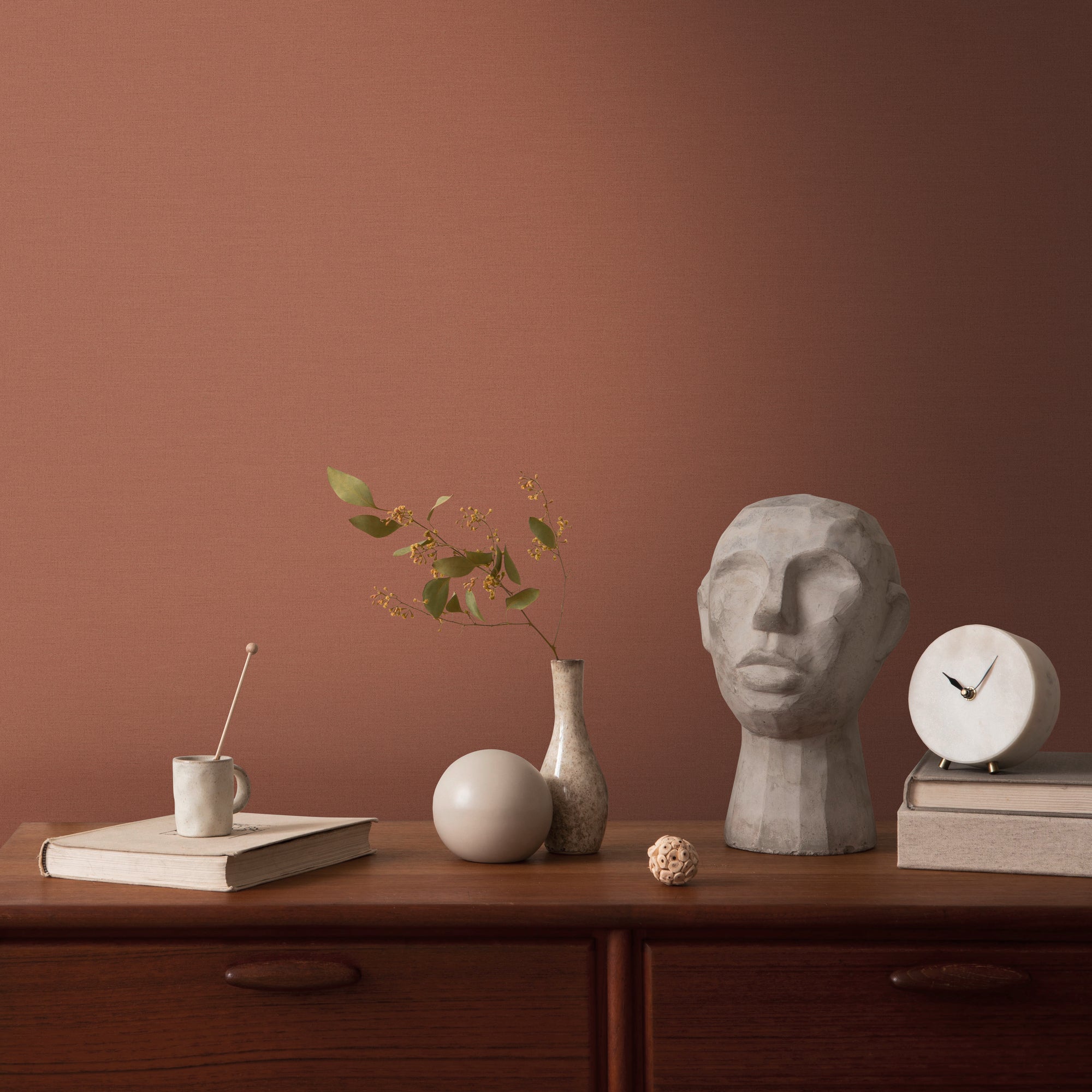 Hochwertige Tapete aus der Kollektion aquarell Dreams in Rot