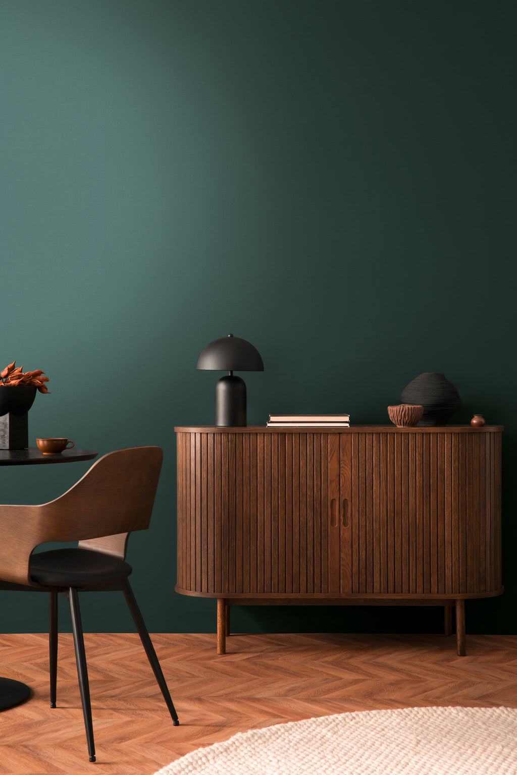 High-quality wallpaper from the Anna D'Andrea collection in green 