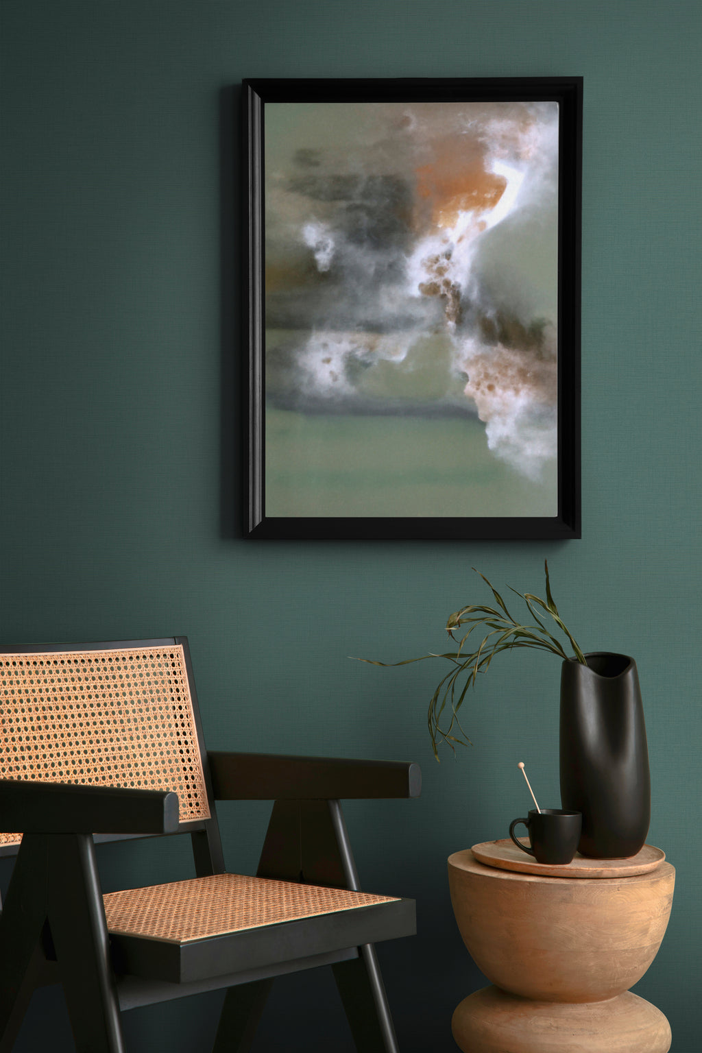 High-quality wallpaper from the Anna D'Andrea collection in green 