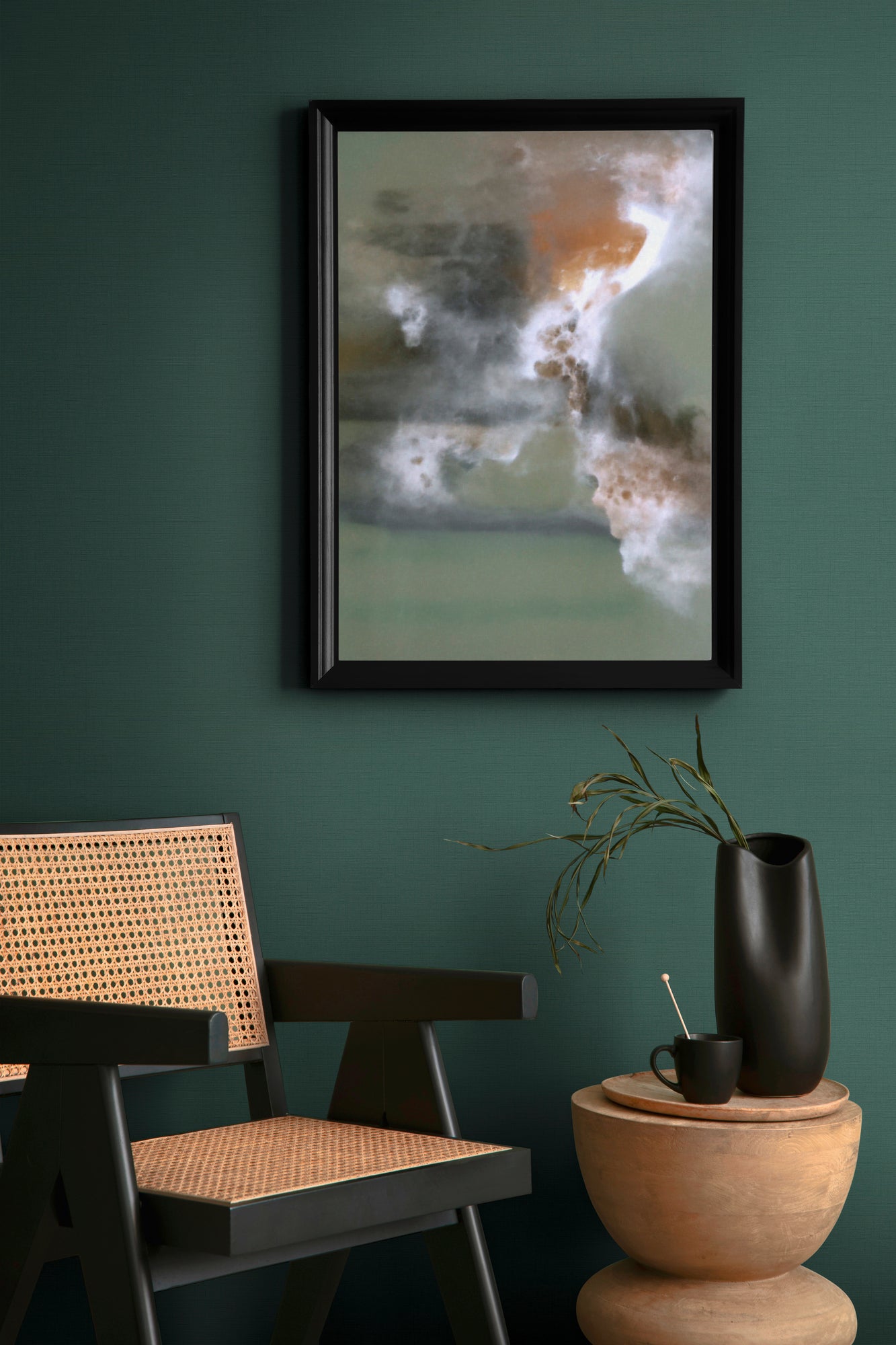 High-quality wallpaper from the Anna D'Andrea collection in green 