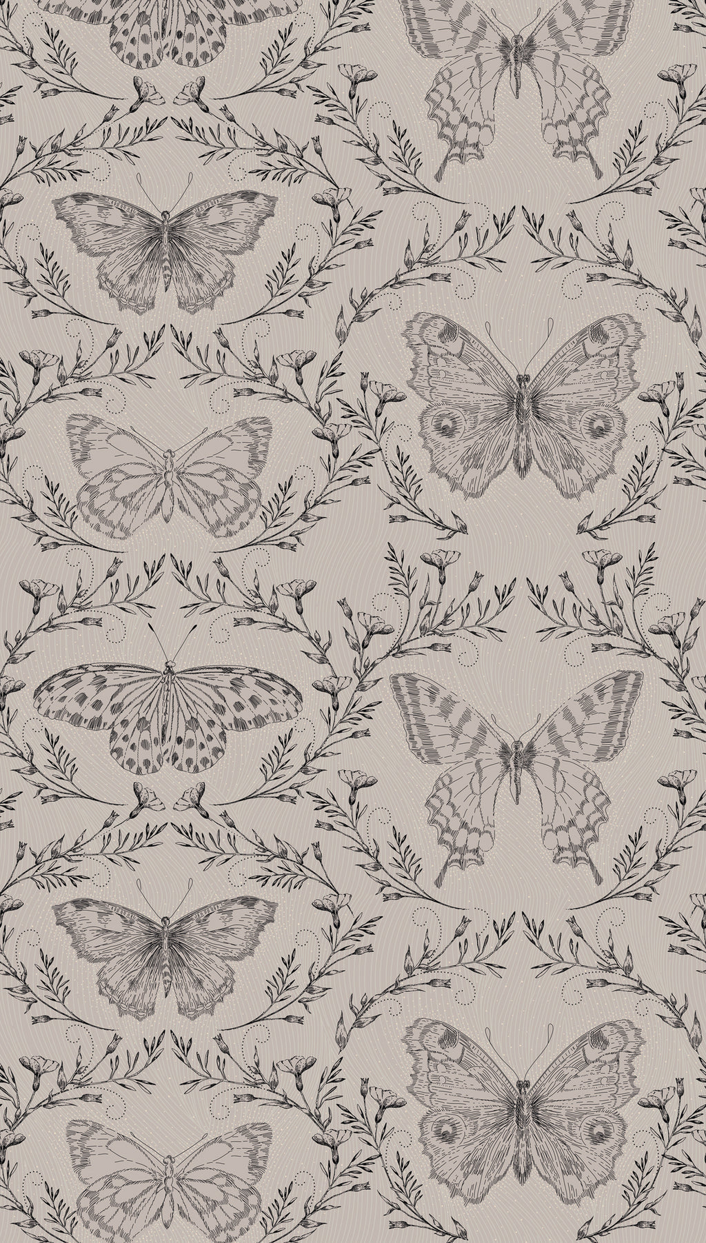 High-quality wallpaper from The Wall II collection in grey 