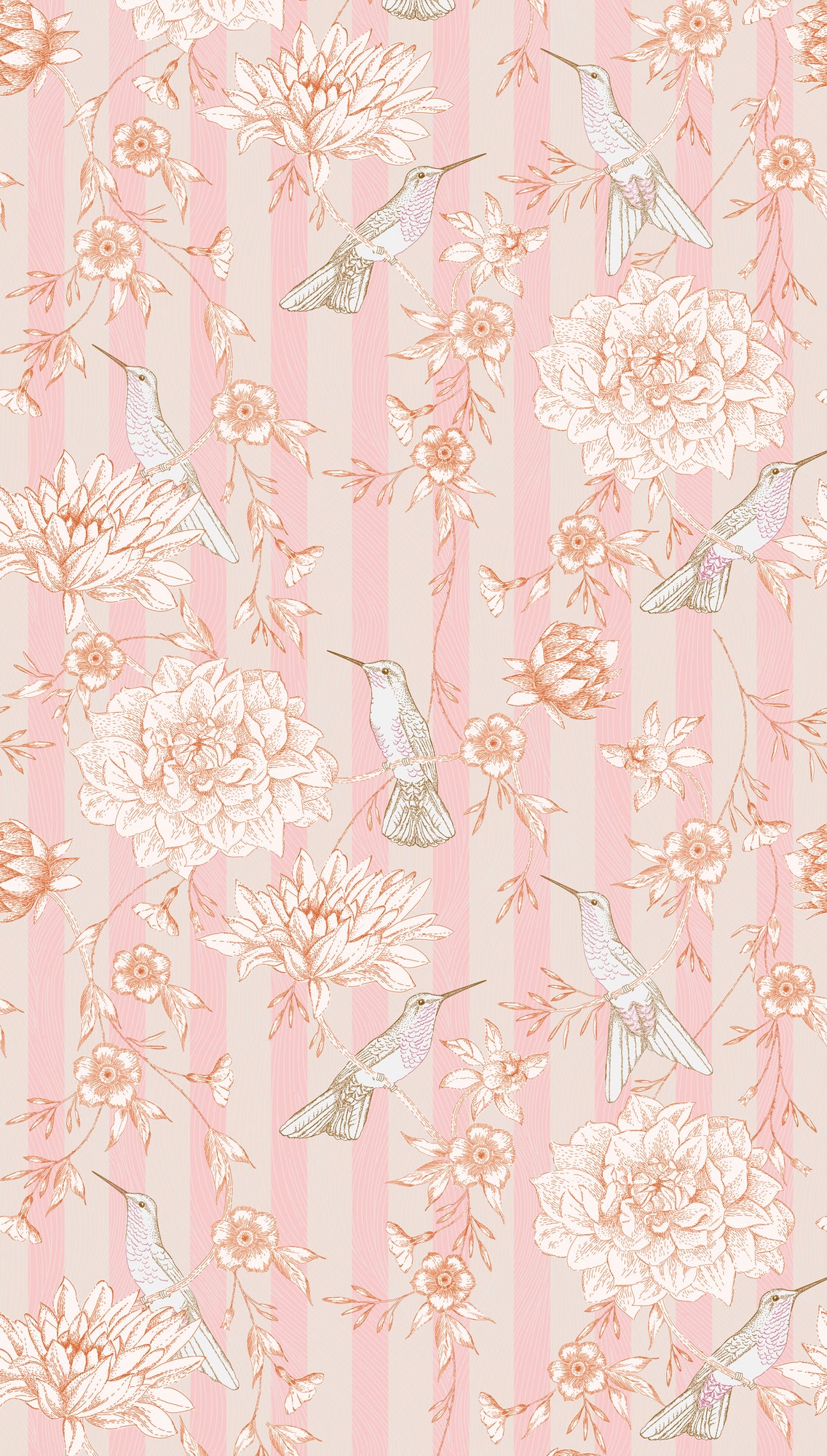 Hochwertige  Tapete aus der Kollektion The Wall II in Rosa