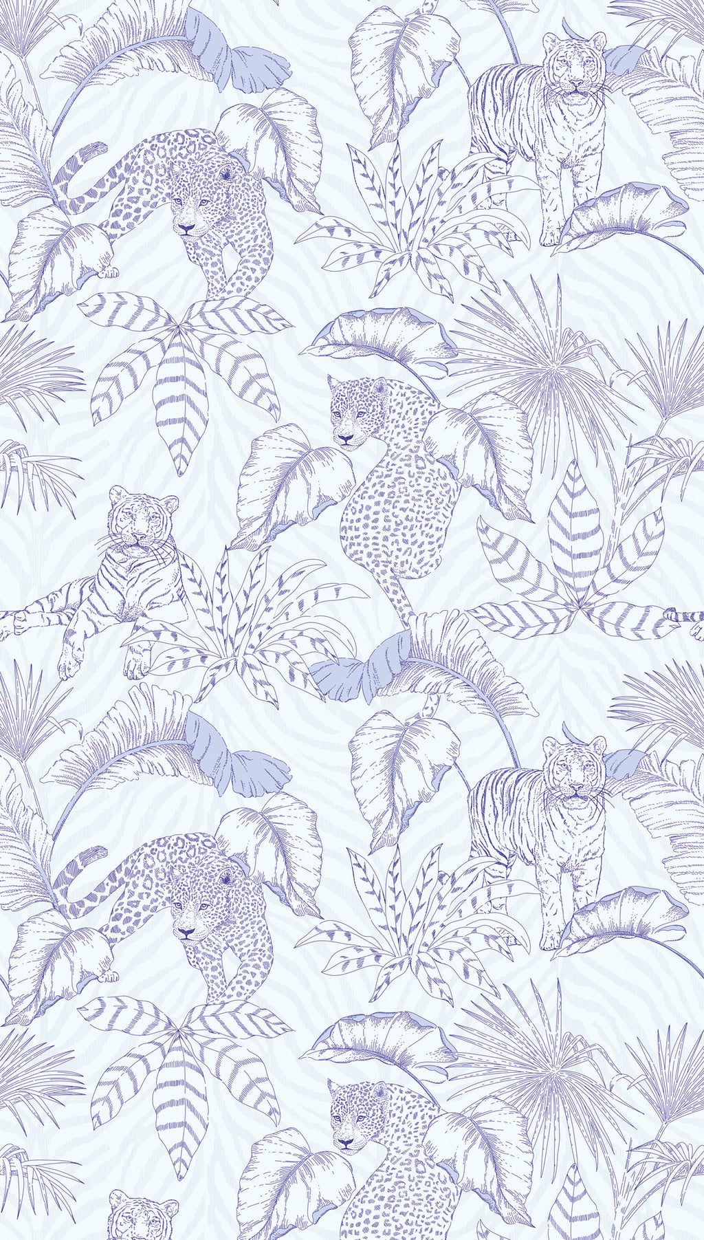 High-quality wallpaper from The Wall II collection in purple 