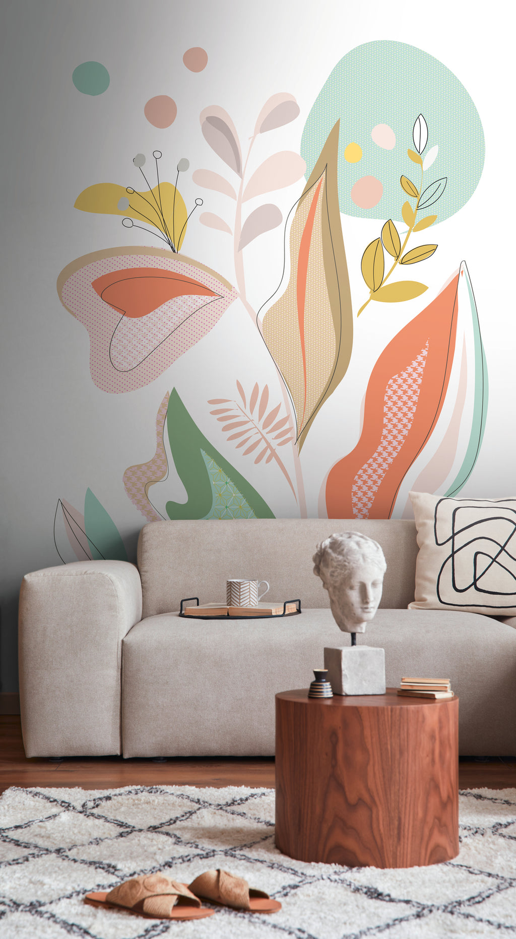 Hochwertige  Tapete aus der Kollektion The Wall II in Bunt