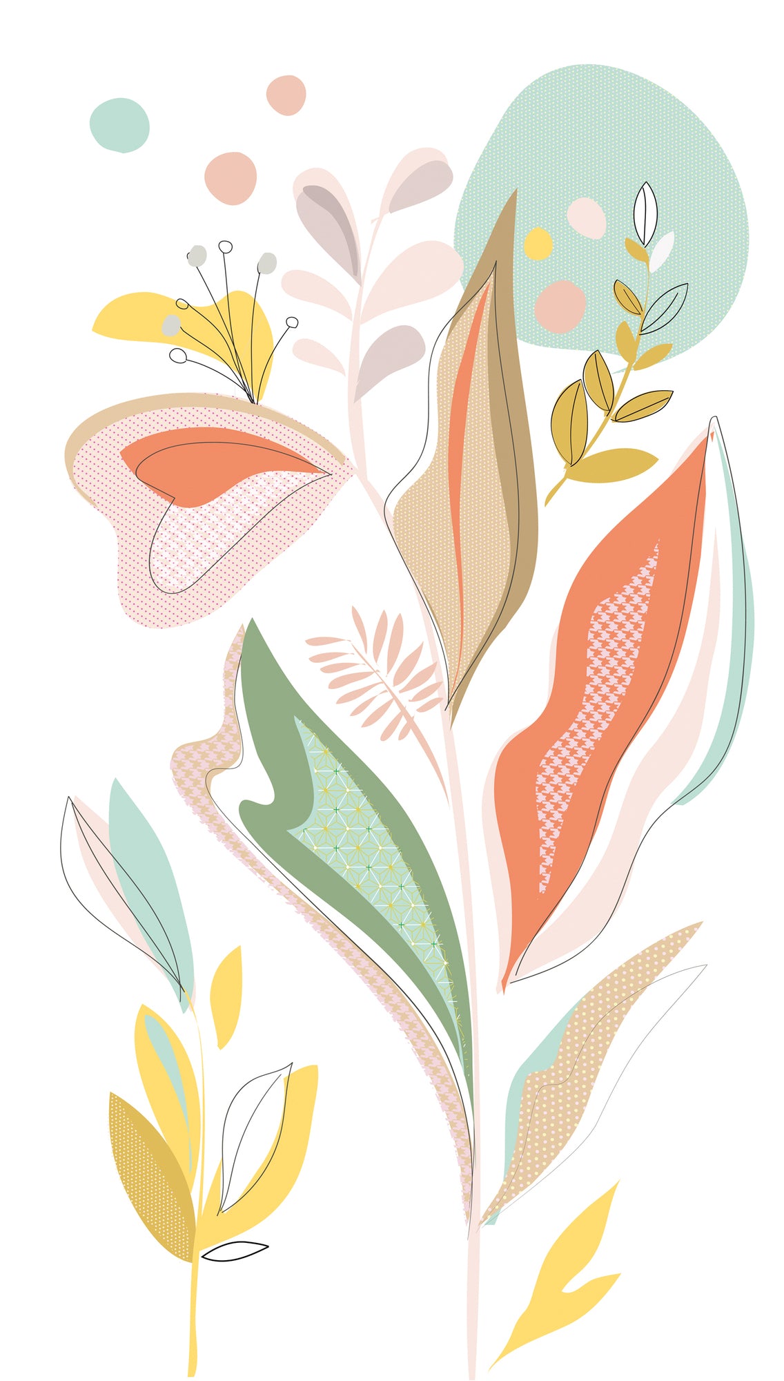 Hochwertige  Tapete aus der Kollektion The Wall II in Bunt