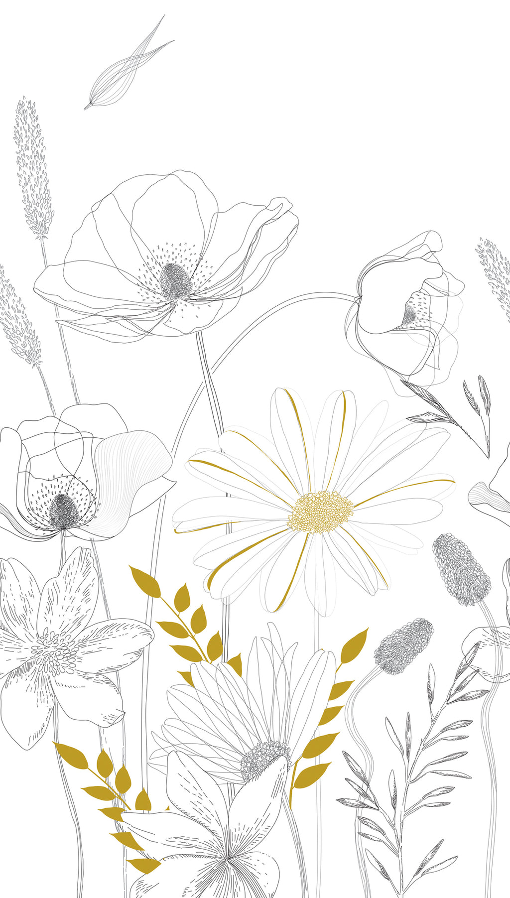 Hochwertige  Tapete aus der Kollektion The Wall II in Weiß