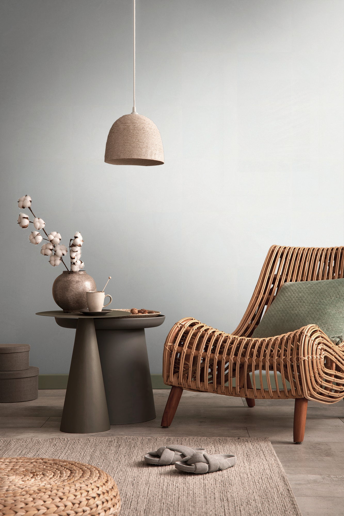 High-quality wallpaper from the Stories of Life collection in white 