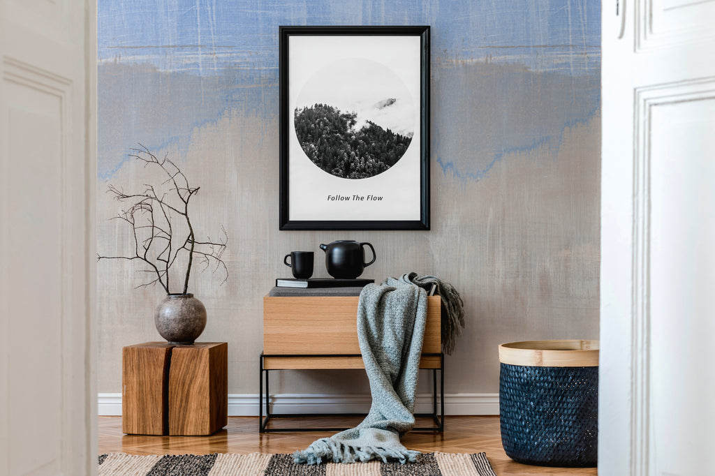 Hochwertige  Tapete aus der Kollektion The Wall II in Blau