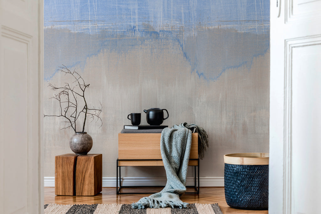 Hochwertige  Tapete aus der Kollektion The Wall II in Blau