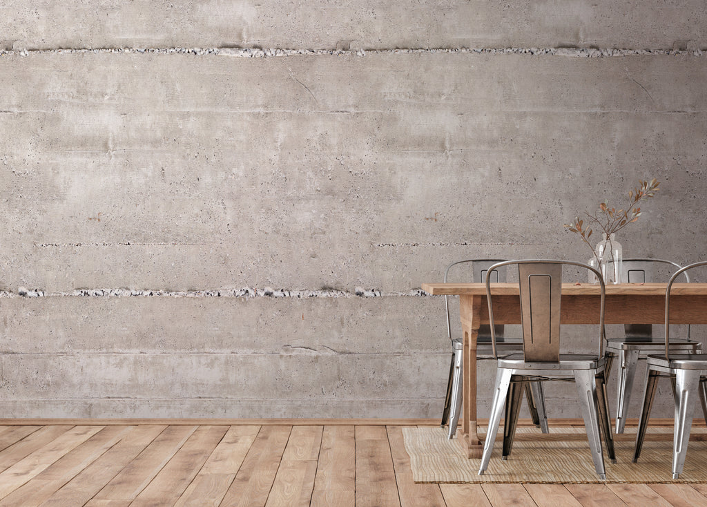High-Quality Photo Wallpaper Grey Concrete Look
