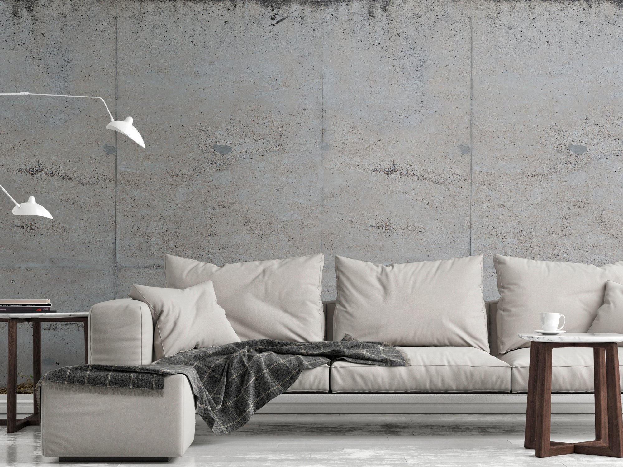 High-quality wallpaper from The Wall II collection in grey 