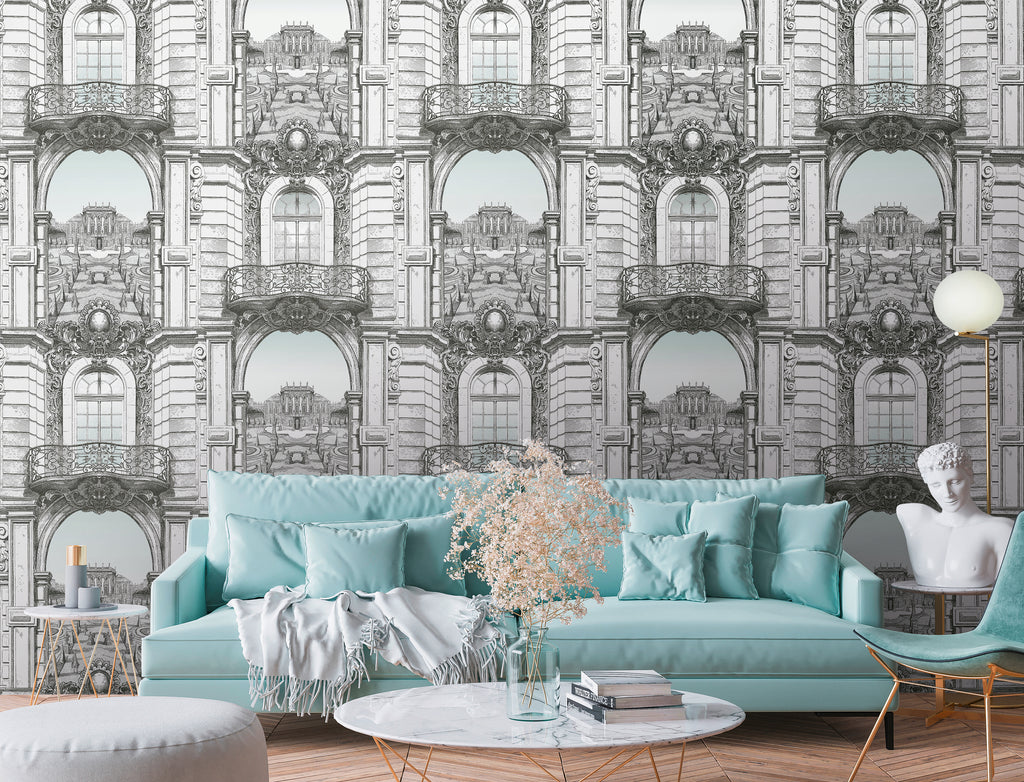 Hochwertige  Tapete aus der Kollektion The Wall II in Weiß