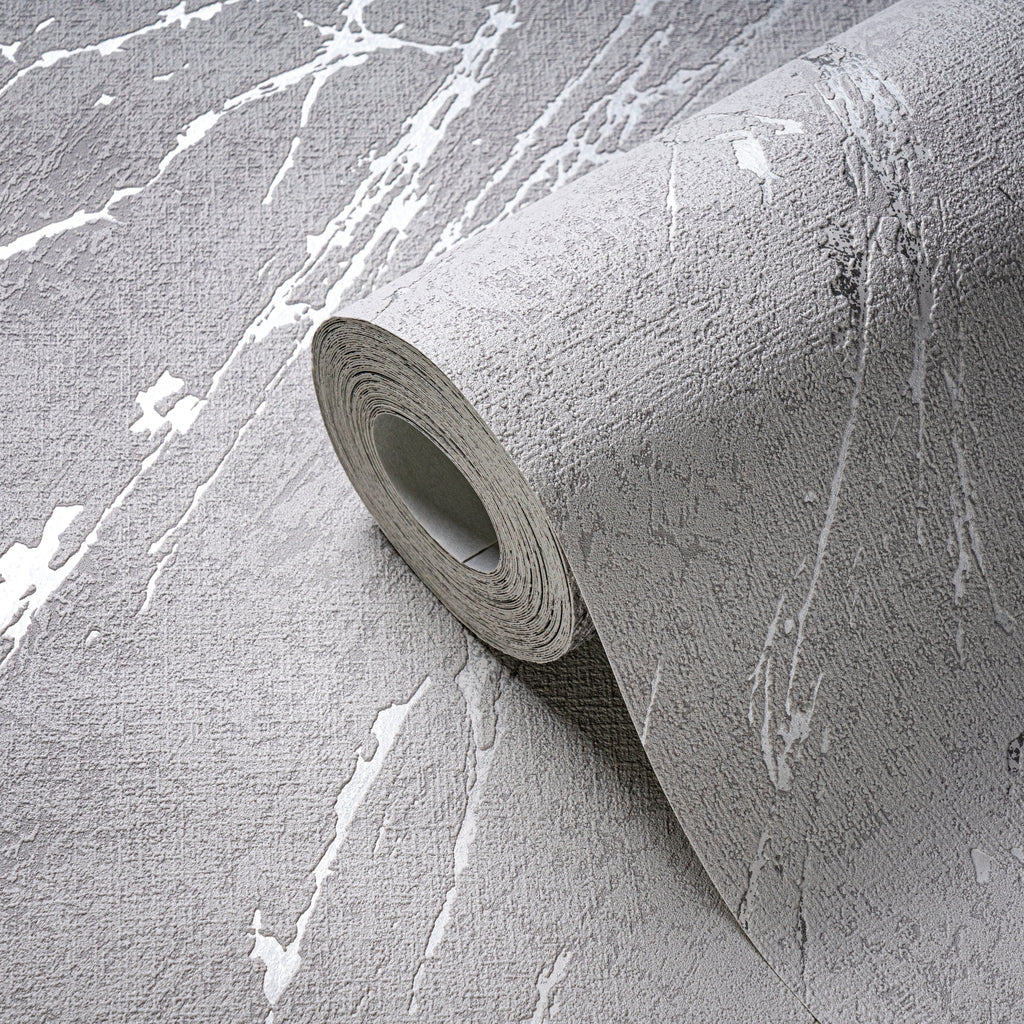 High-Quality Non-Woven Wallpaper Grey Marble