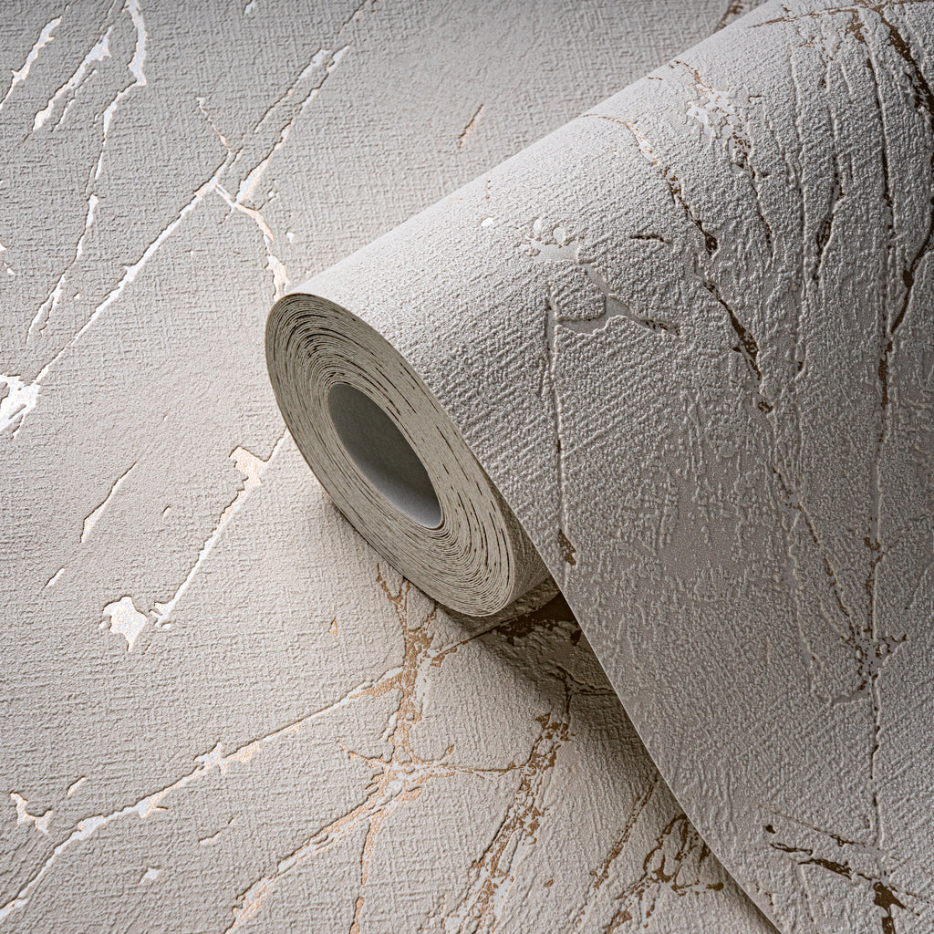High-Quality Non-Woven Wallpaper Beige Marble