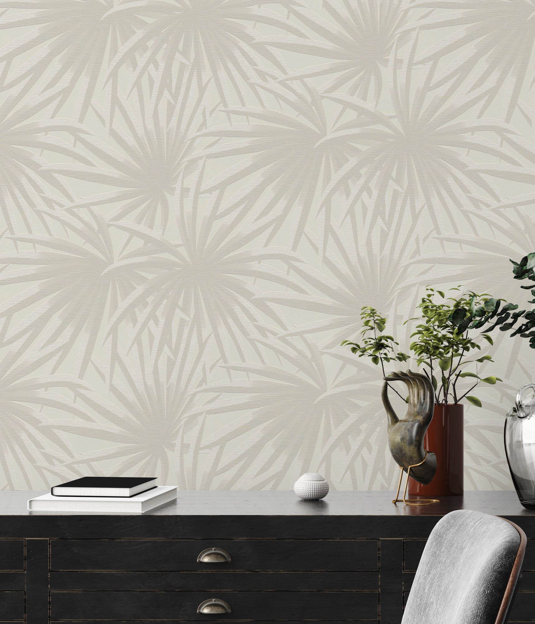 High-quality wallpaper from the Casual Living collection in cream 