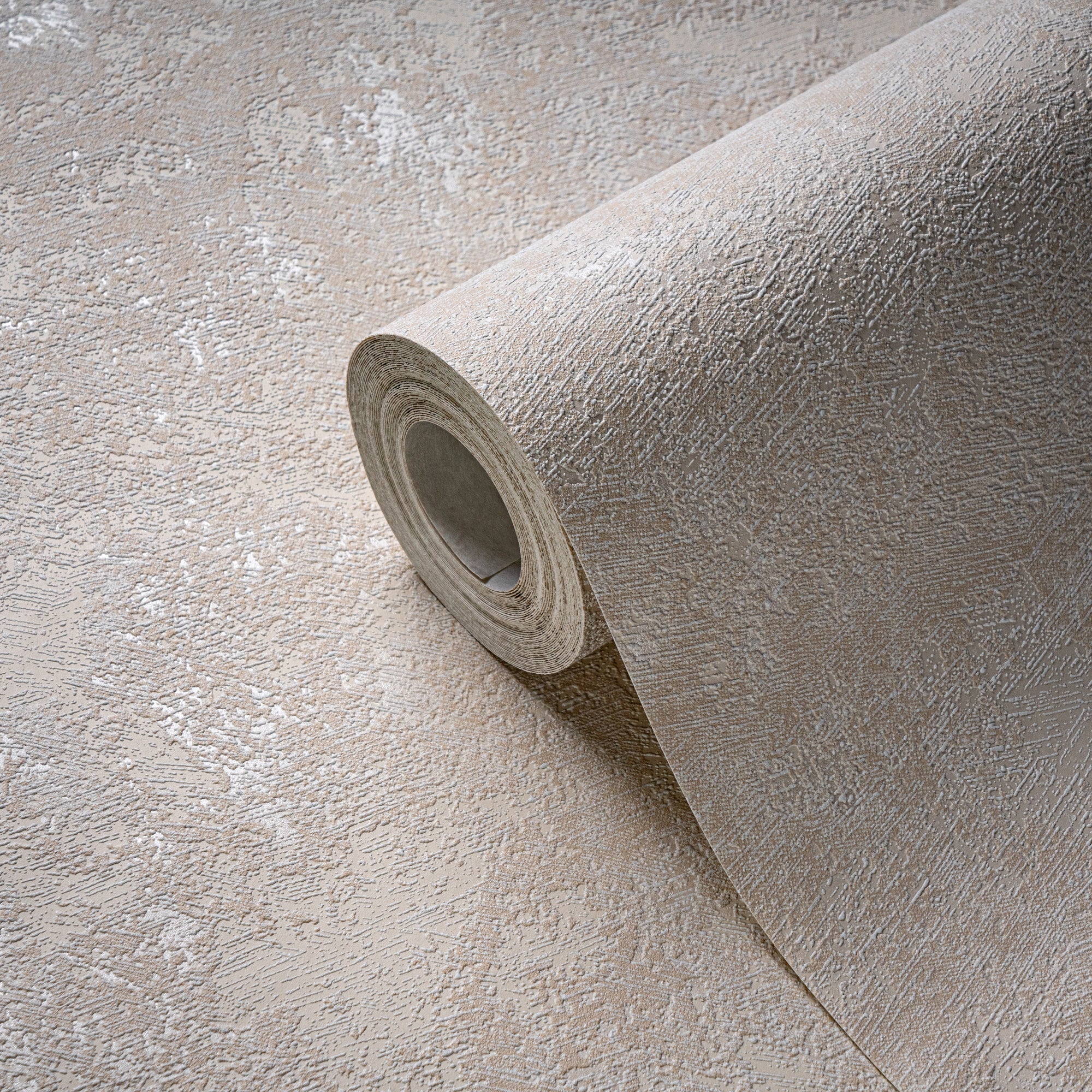 High-Quality Non-Woven Wallpaper Beige Texture
