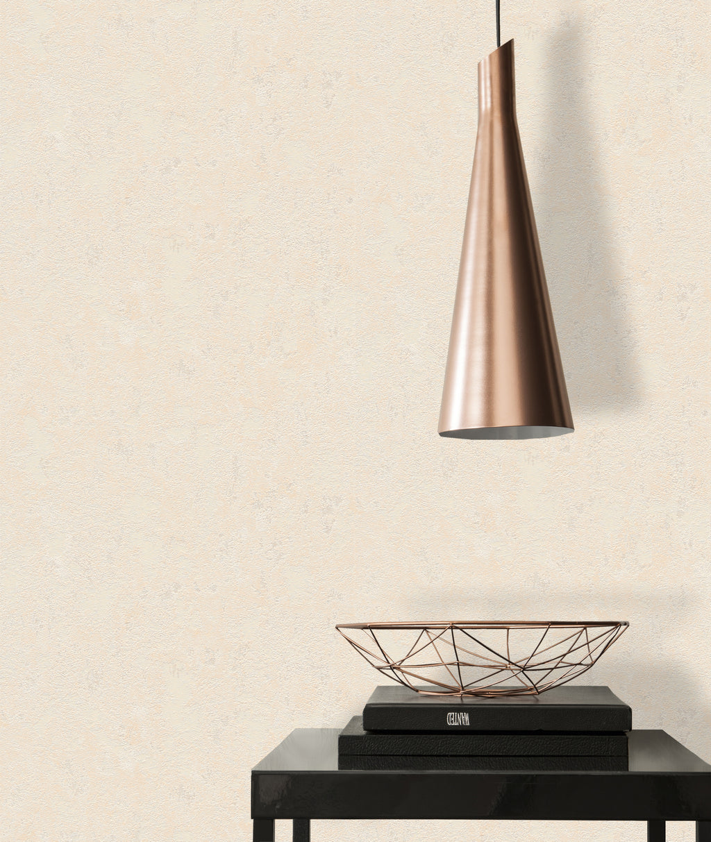 High-Quality Non-Woven Wallpaper Beige Texture