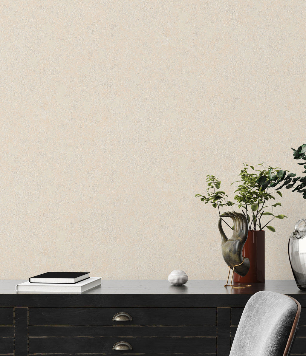 High-Quality Non-Woven Wallpaper Beige Texture
