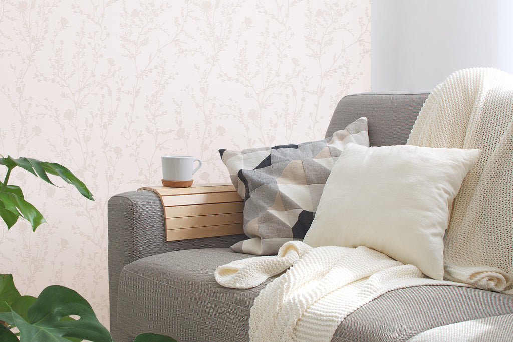 Hochwertige Tapete aus der Kollektion Casual Living in Hellrosa