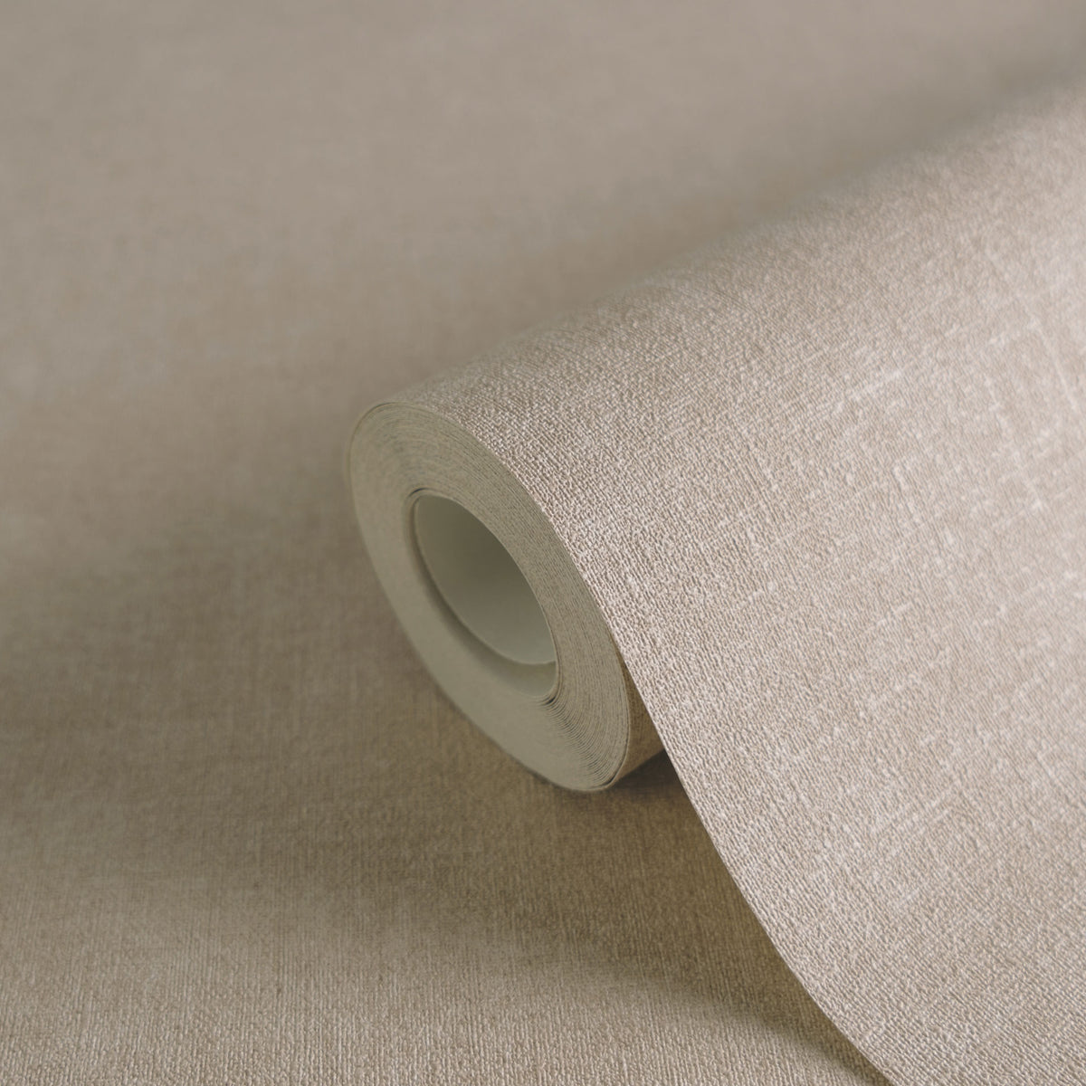 Hochwertige Vliestapete Beige Unitapete