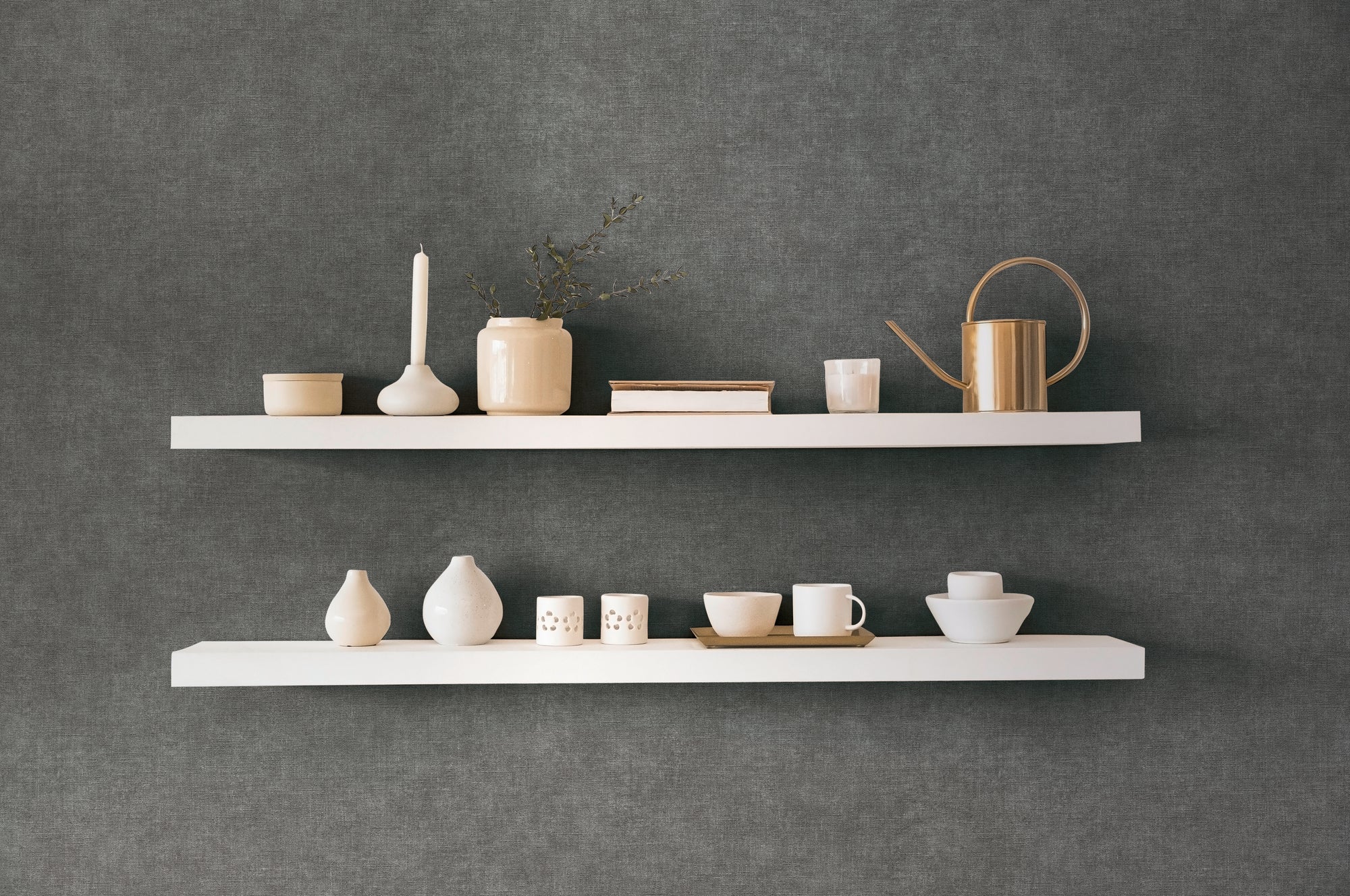 Hochwertige Tapete aus der Kollektion PintWalls II in Anthrazit