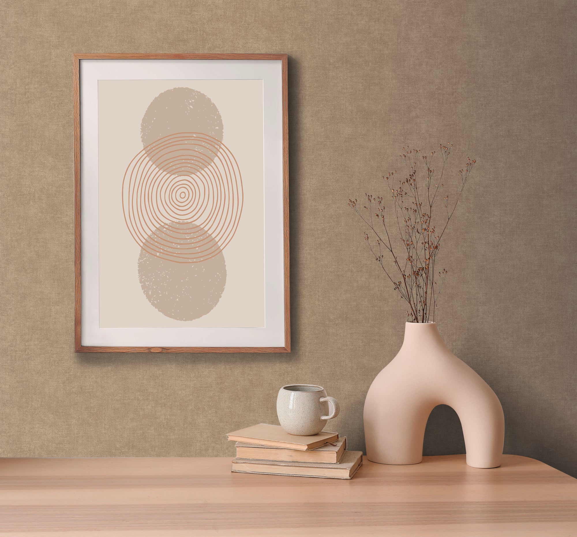 Hochwertige Tapete aus der Kollektion PintWalls II in Braun