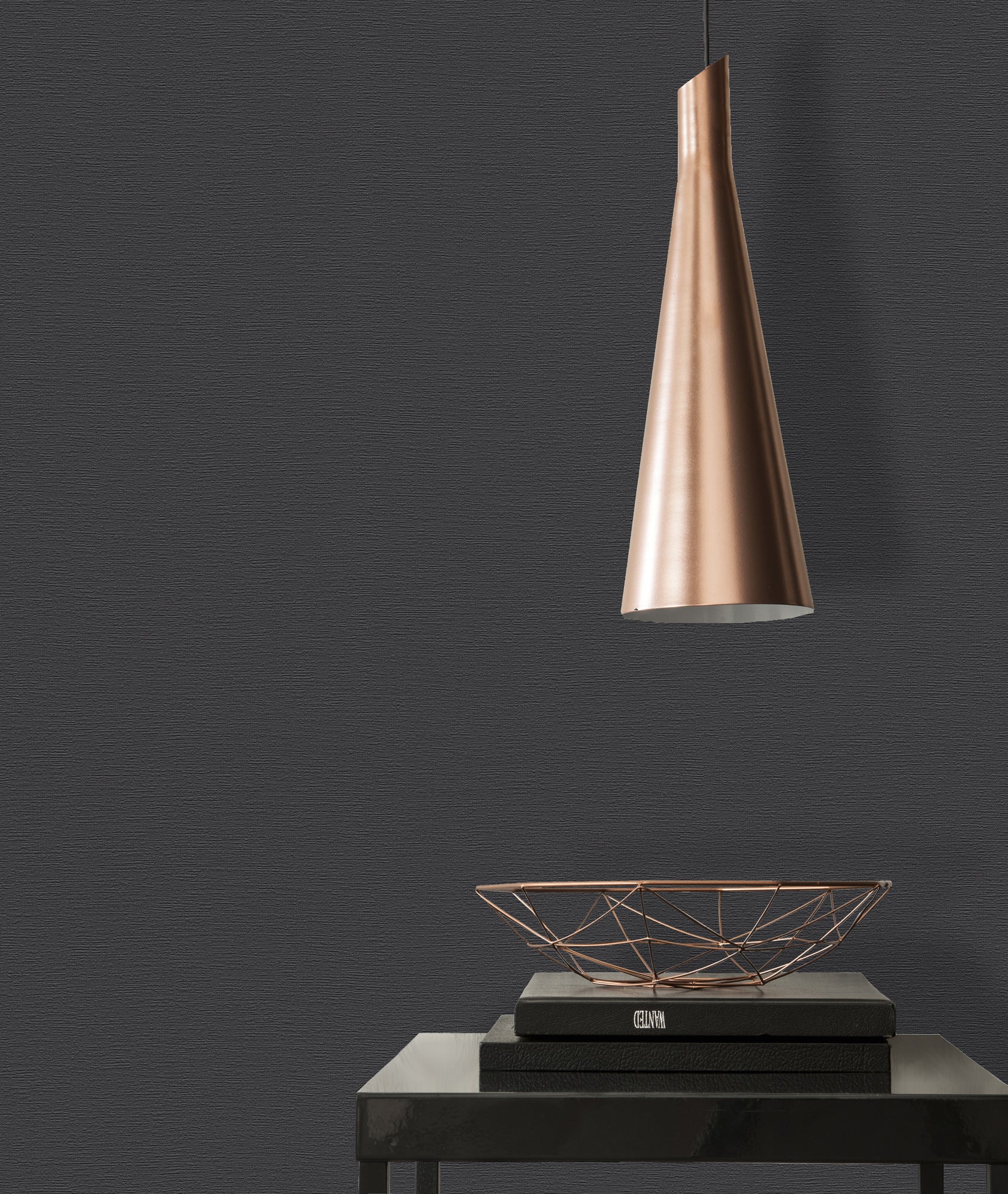 High-quality wallpaper from the French Affair collection in black 