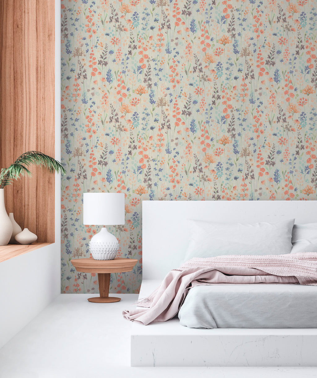 High-quality wallpaper from the "Watercolor Dreams" collection in colorful designs 
