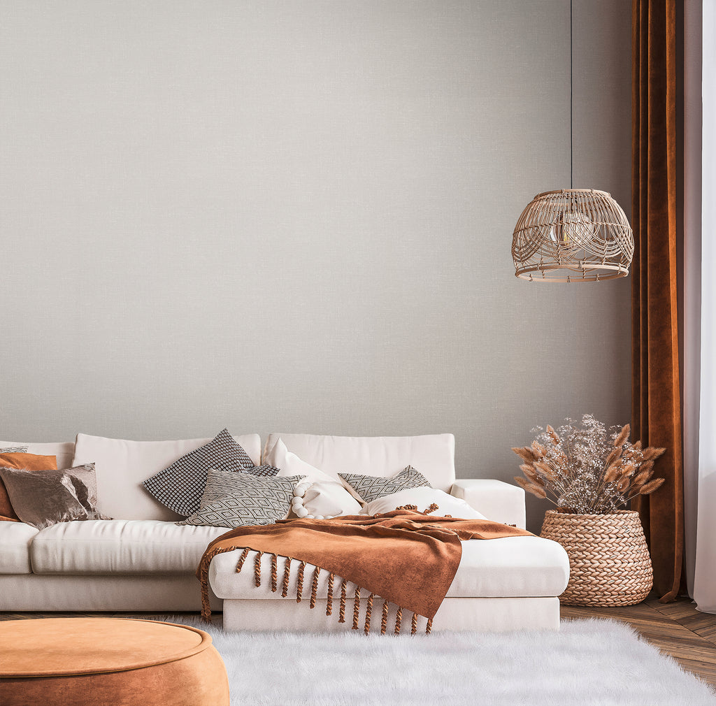 High-Quality Non-Woven Wallpaper Beige Structure