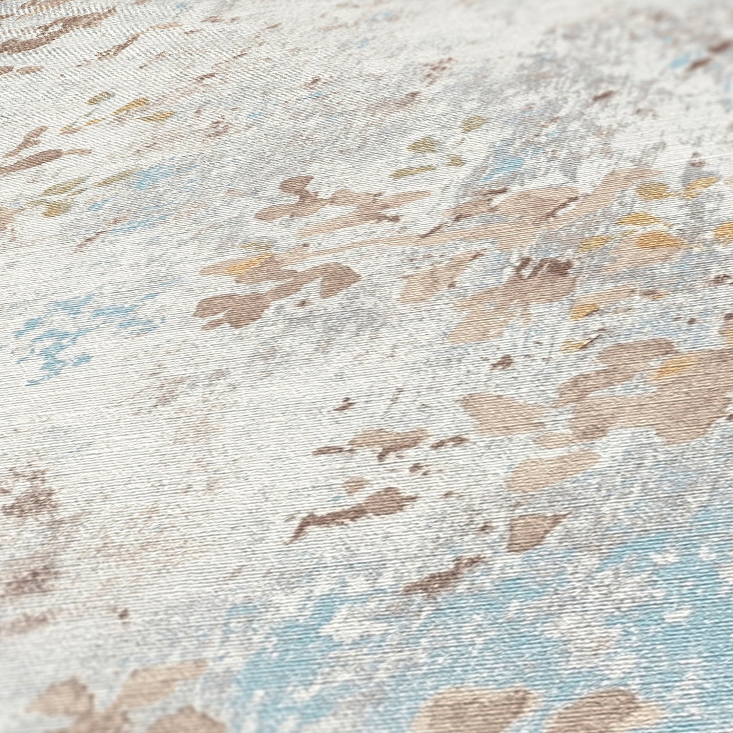 High-Quality Non-Woven Wallpaper Blue Floral