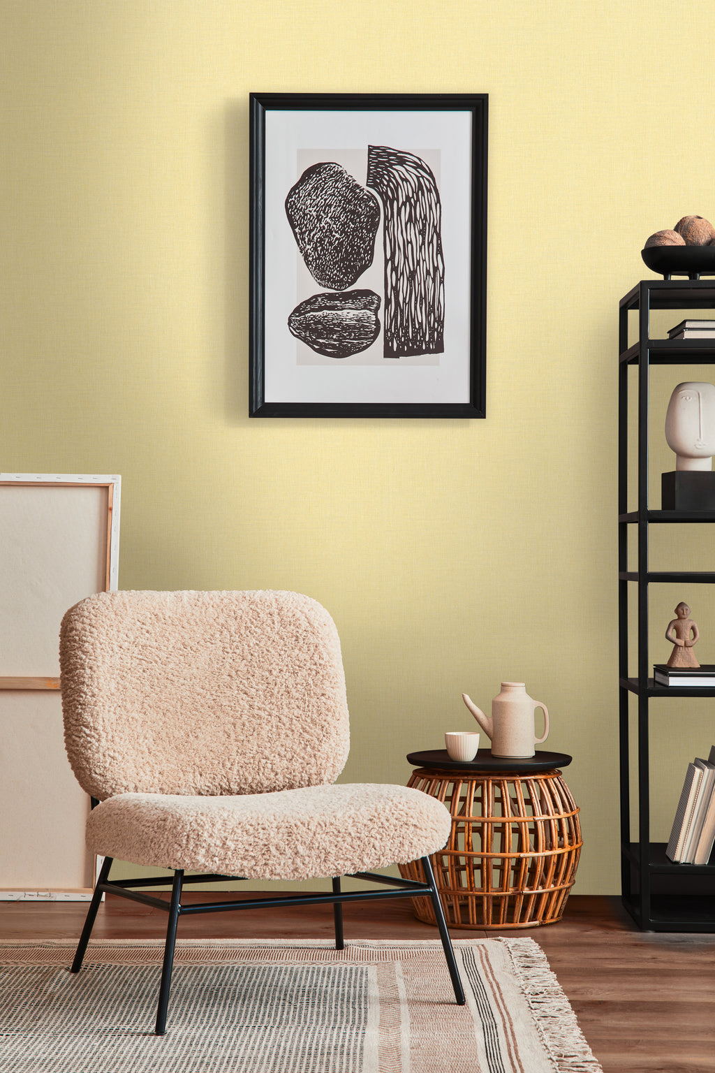 Hochwertige  Tapete aus der Kollektion Stories of Life in Gelb