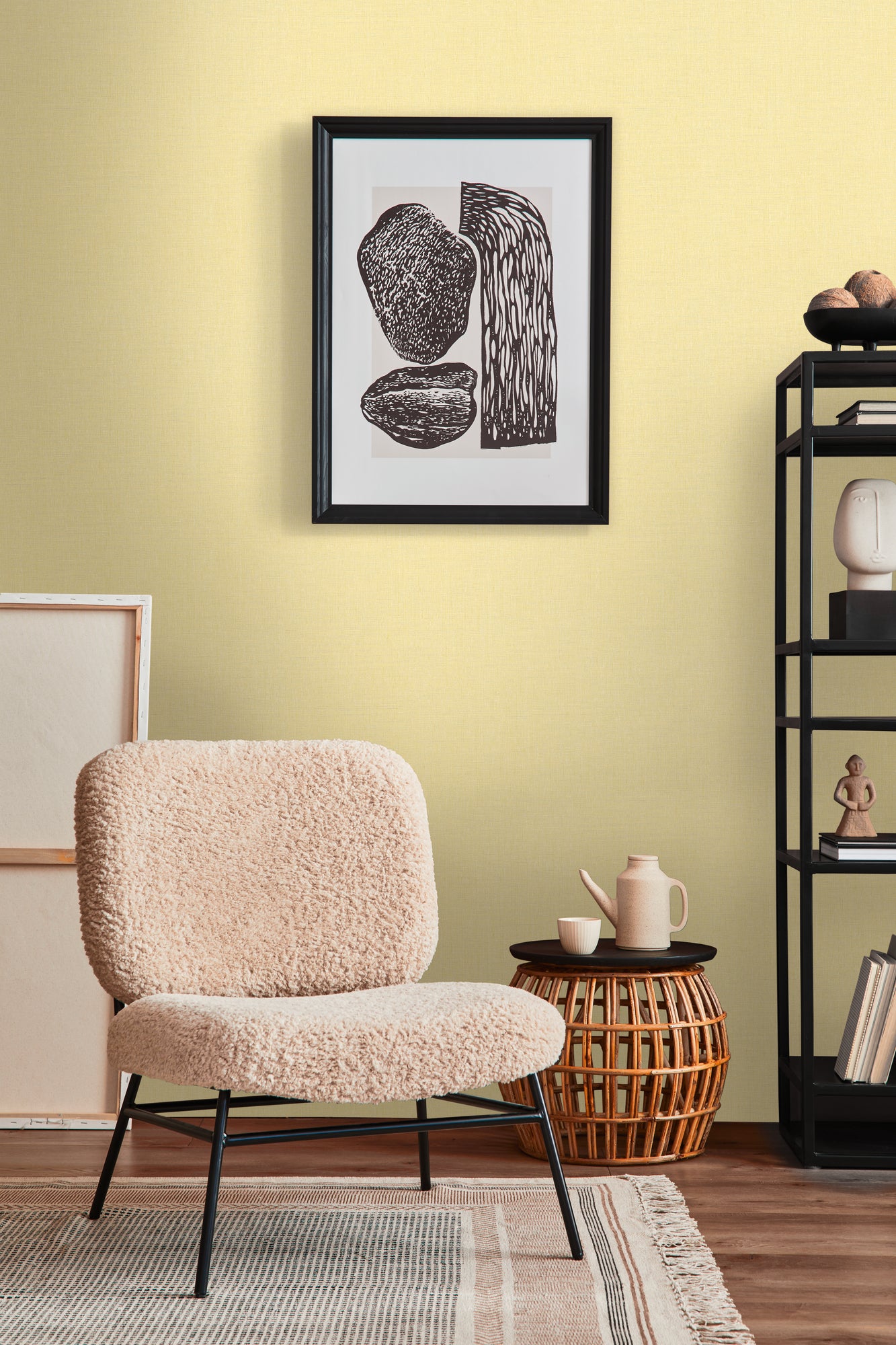 Hochwertige  Tapete aus der Kollektion Stories of Life in Gelb