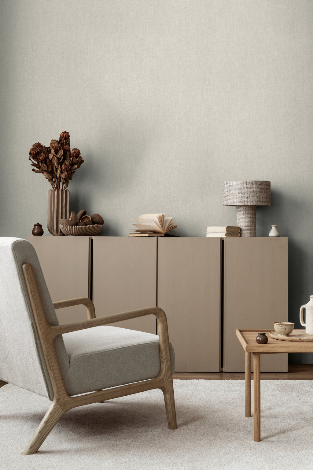 Hochwertige  Tapete aus der Kollektion Stories of Life in Grau